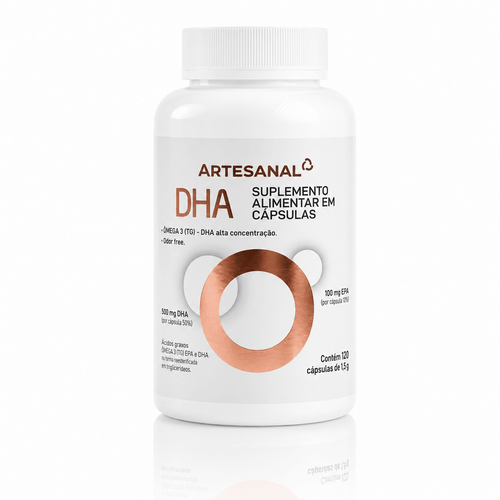 DHA 500 mg Farm&aacute;cia Artesanal