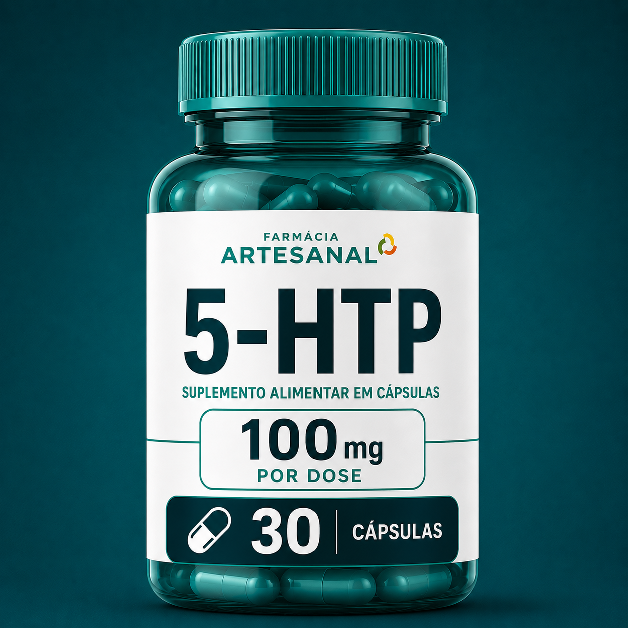 5-HTP 100 mg Farmácia Artesanal